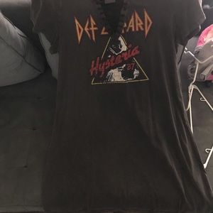 Torrid Band tee dress